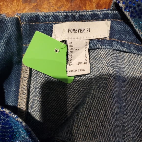 Forever 21 Blue Camouflage Skirt Set - Picture 10 of 11